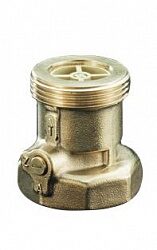 Клапан обратный, Oventrop, SVE, DN-20, 1 1/4", НВ, PN, бар-10, T°C -до 120, латунь, монтаж после насоса