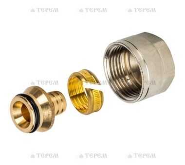 STOUT Фитинг компрессионный для труб PEX 20х2,0х3/4